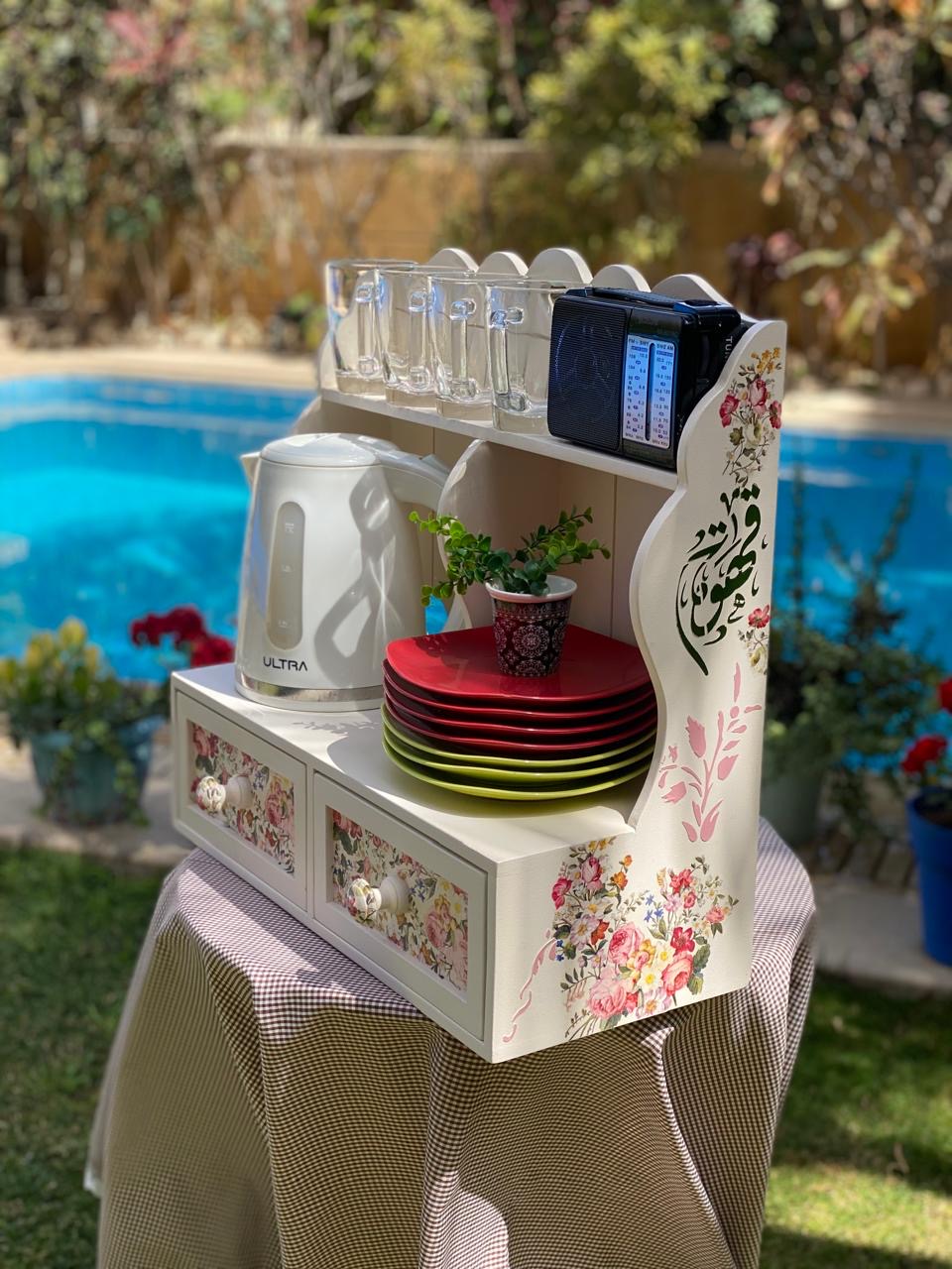 بيت مجات ممكن يتعلق اوف وايت ورده اوچيني كتابه عربي