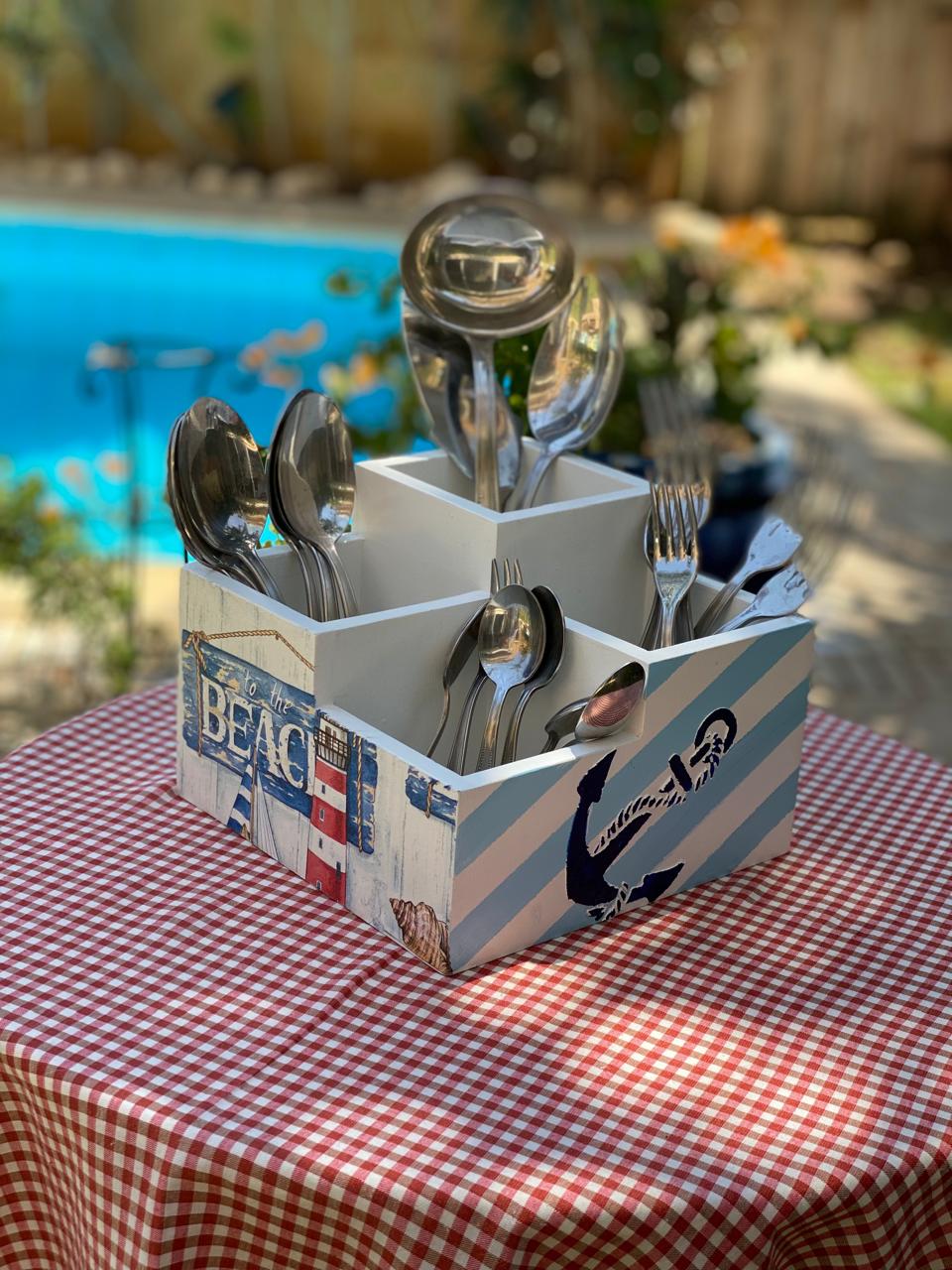 حامل شوك مربع beach style