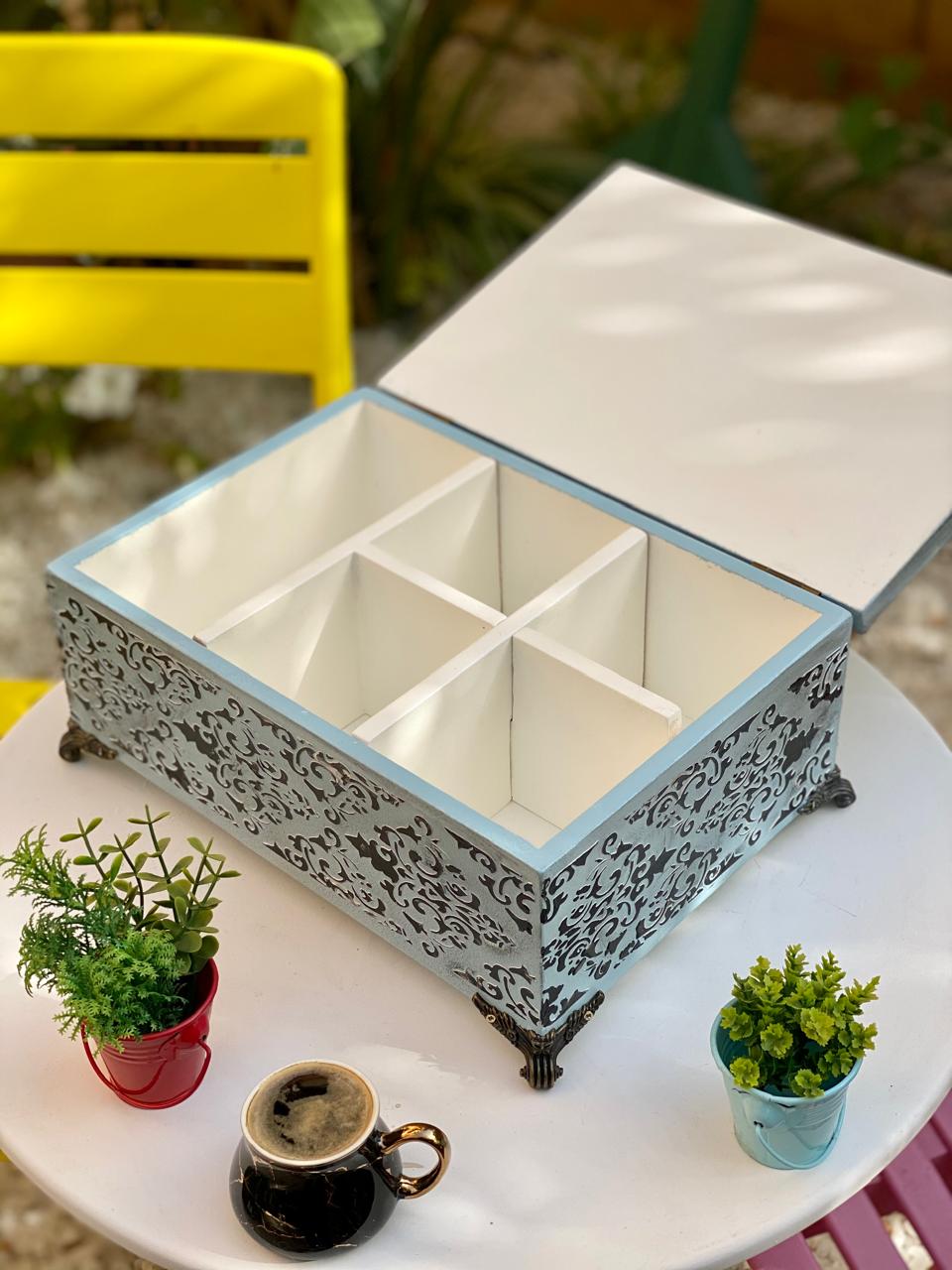(tea box) لبني شغل بارز