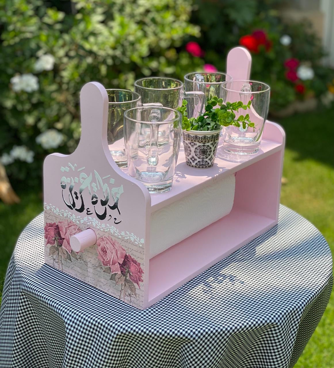 حامل مناديل روز ورده چورا