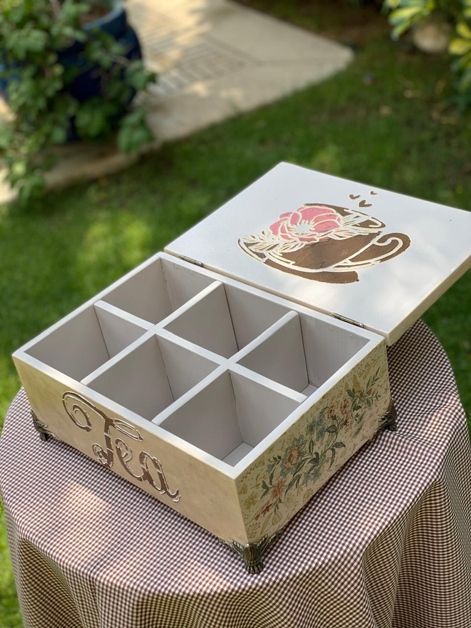 (tea box ) كافيه ورده بيتي