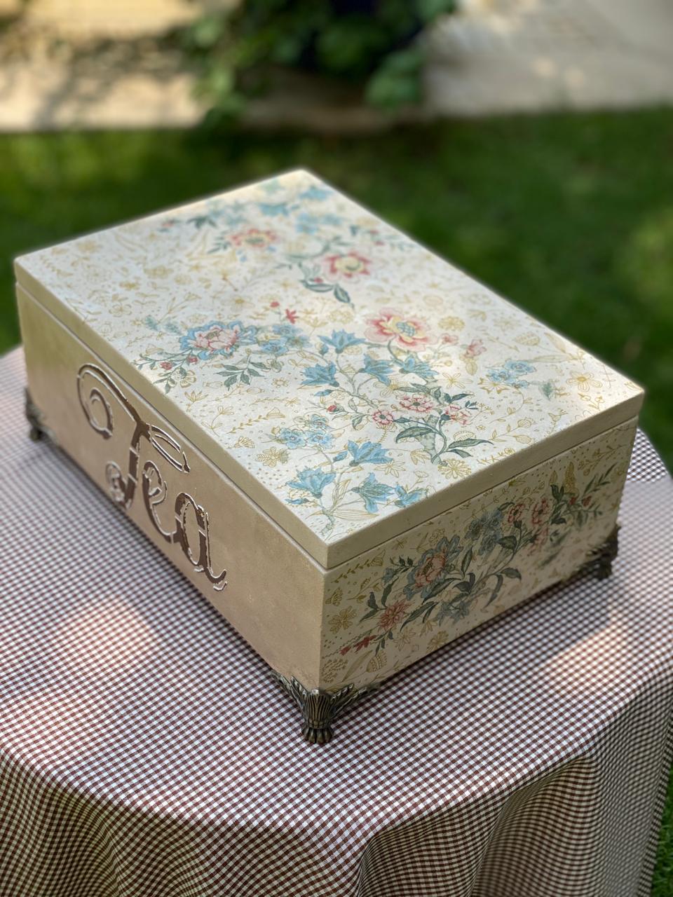 (tea box ) كافيه ورده بيتي