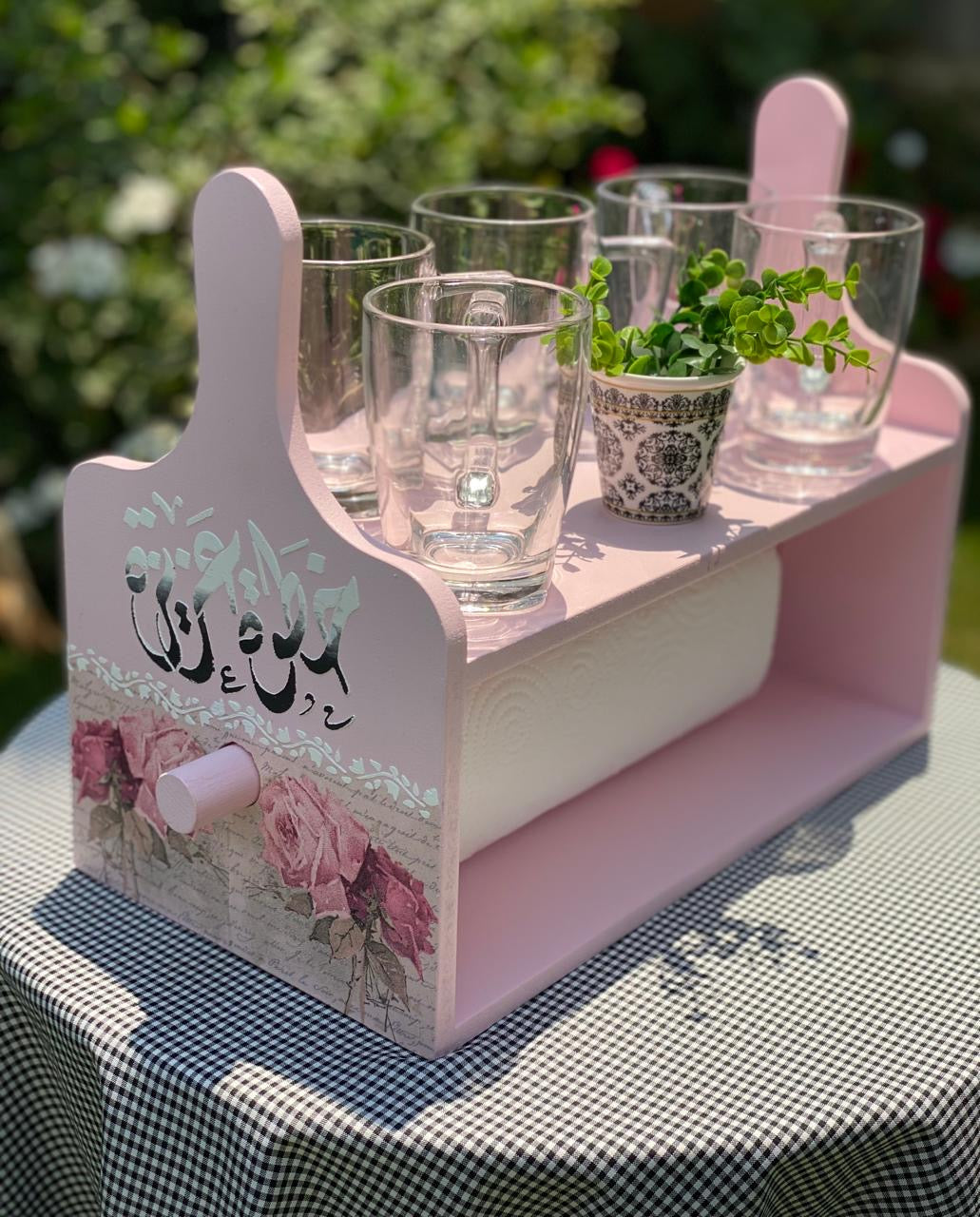 حامل مناديل روز ورده چورا