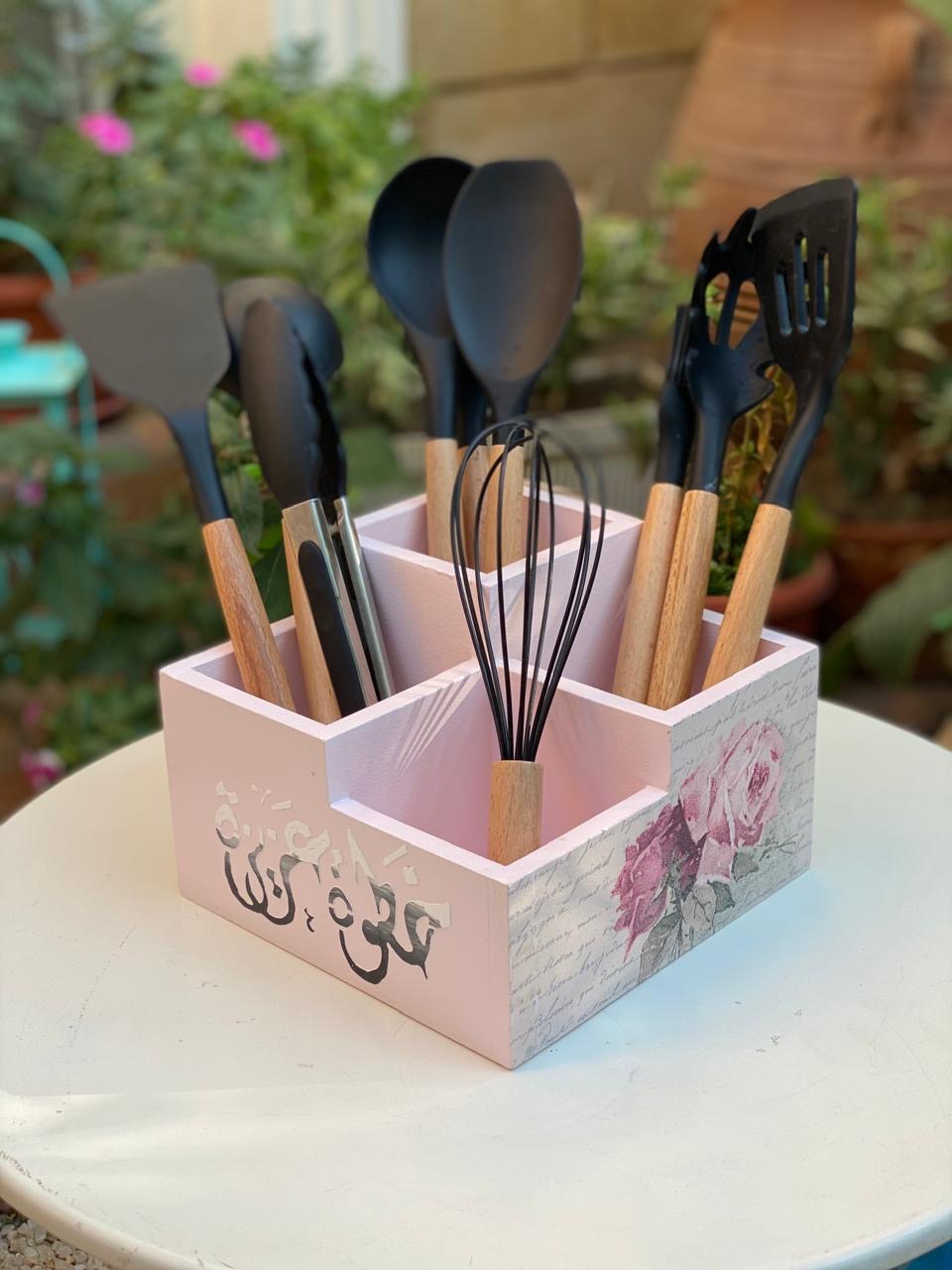حامل شوك مربع روز ورده چورا