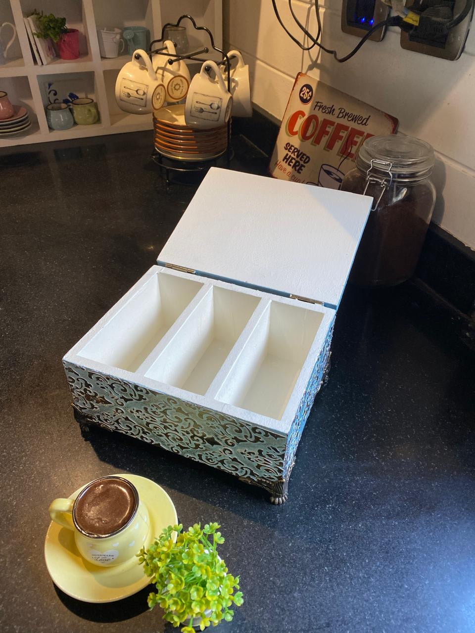 (tea box) لبني شغل بارز