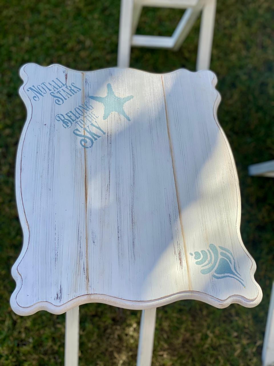 ٤ ترابيزات بتتقفل وتتفتح اوف وايت متجرح beach style