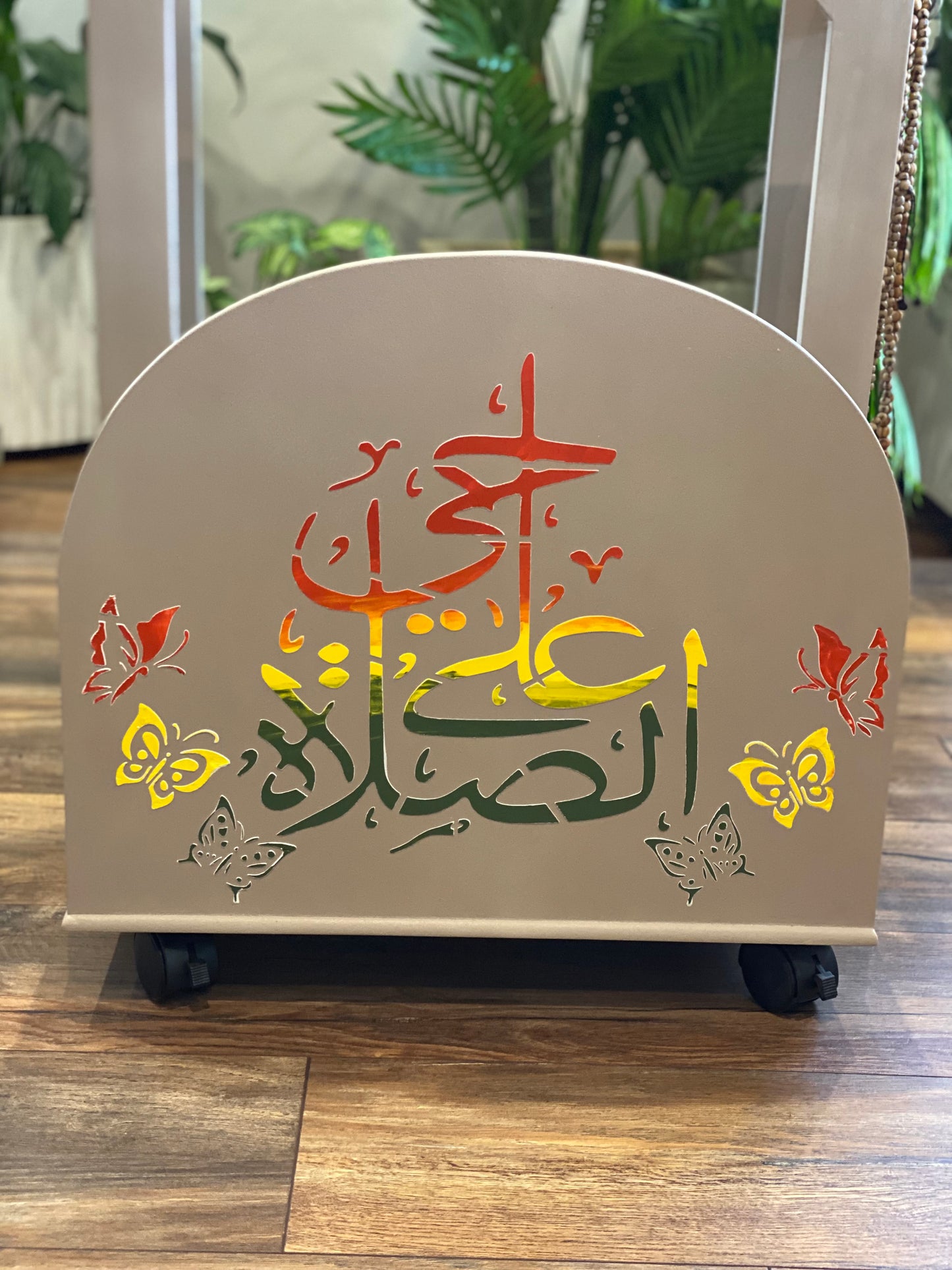 حامل سجاجيد صلاه وقراءه للمصحف كافيه شغل اورنج اصفر اخضر