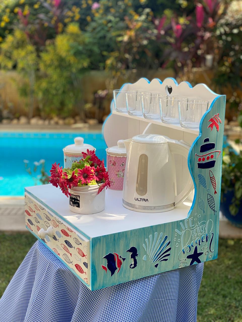 بيت مجات درج عميق للمجات beach style