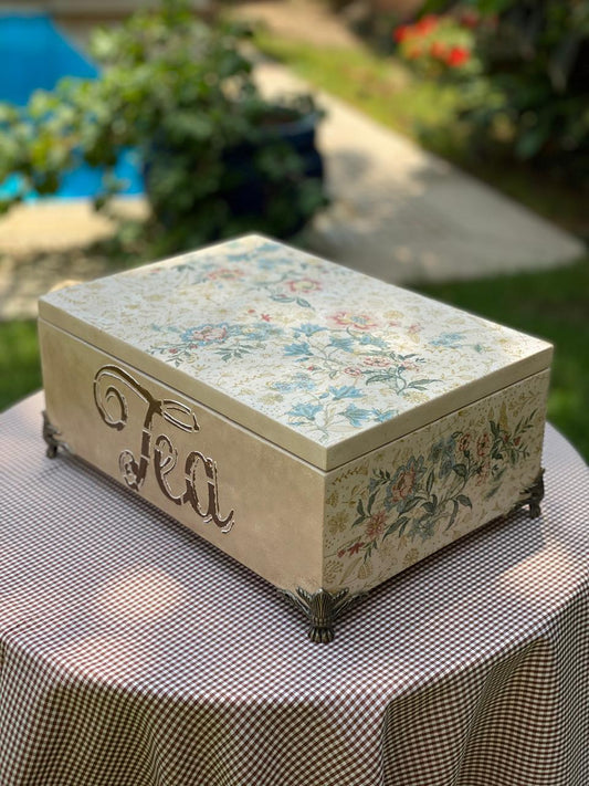 (tea box ) كافيه ورده بيتي