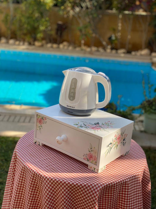 بوكس شاي بدرج اوف وايت ورده ريحانه